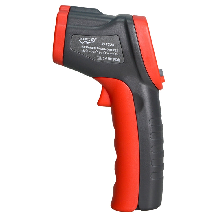 Wintact WT320 -50도 C~380도 C 휴대용 야외 비접촉 디지털 적외선 온도계, WT320