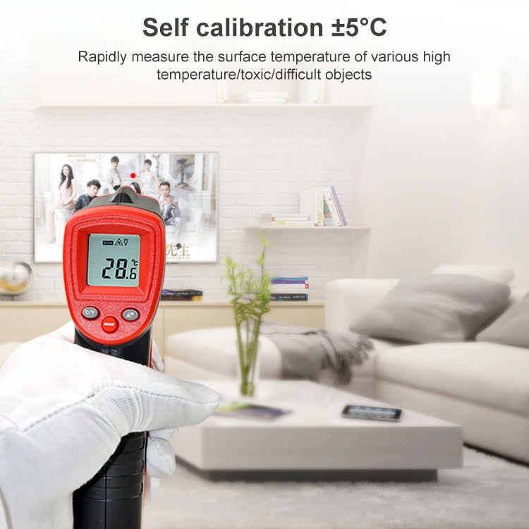 Wintact WT320 -50도 C~380도 C 휴대용 야외 비접촉 디지털 적외선 온도계, WT320