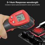 Wintact WT320 -50도 C~380도 C 휴대용 야외 비접촉 디지털 적외선 온도계, WT320