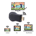 M4 플러스 무선 WiFi 디스플레이 동글 리시버 Airplay Miracast DLNA 1080P HDMI TV 스틱 아이폰, 삼성 및 기타 안드로이드 스마트폰용, M4 플러스