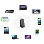 M4 플러스 무선 WiFi 디스플레이 동글 리시버 Airplay Miracast DLNA 1080P HDMI TV 스틱 아이폰, 삼성 및 기타 안드로이드 스마트폰용, M4 플러스