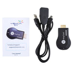 M4 플러스 무선 WiFi 디스플레이 동글 리시버 Airplay Miracast DLNA 1080P HDMI TV 스틱 아이폰, 삼성 및 기타 안드로이드 스마트폰용, M4 플러스