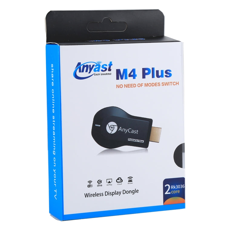 M4 플러스 무선 WiFi 디스플레이 동글 리시버 Airplay Miracast DLNA 1080P HDMI TV 스틱 아이폰, 삼성 및 기타 안드로이드 스마트폰용, M4 플러스