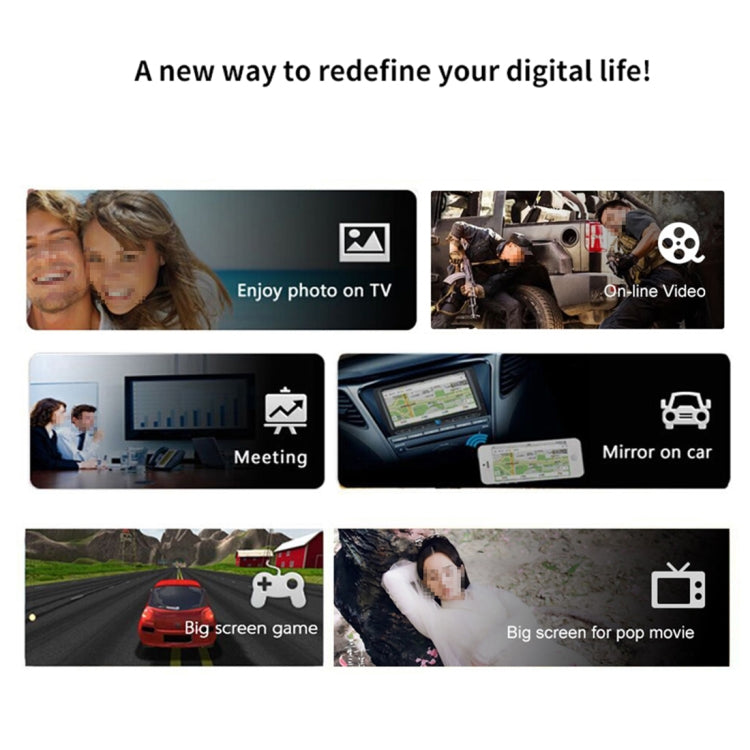 M4 플러스 무선 WiFi 디스플레이 동글 리시버 Airplay Miracast DLNA 1080P HDMI TV 스틱 아이폰, 삼성 및 기타 안드로이드 스마트폰용, M4 플러스