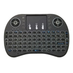 Support Language: Arabic i8 Air Mouse Wireless Backlight Keyboard with Touchpad for Android TV Box & Smart TV & PC Tablet & Xbox360 & PS3 & HTPC/IPTV, Arabic