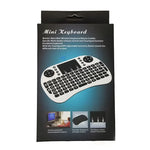 Support Language: Arabic i8 Air Mouse Wireless Backlight Keyboard with Touchpad for Android TV Box & Smart TV & PC Tablet & Xbox360 & PS3 & HTPC/IPTV, Arabic
