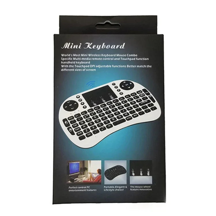 Support Language: Arabic i8 Air Mouse Wireless Backlight Keyboard with Touchpad for Android TV Box & Smart TV & PC Tablet & Xbox360 & PS3 & HTPC/IPTV, Arabic
