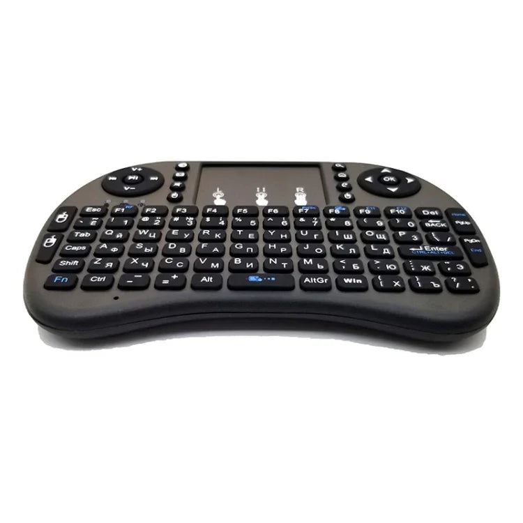 지원 언어: 러시아어 Android TV 박스 & 스마트 TV & PC 태블릿 & Xbox360 & PS3 & HTPC/IPTV용 터치패드가 있는 i8 에어 마우스 무선 키보드, 러시아어