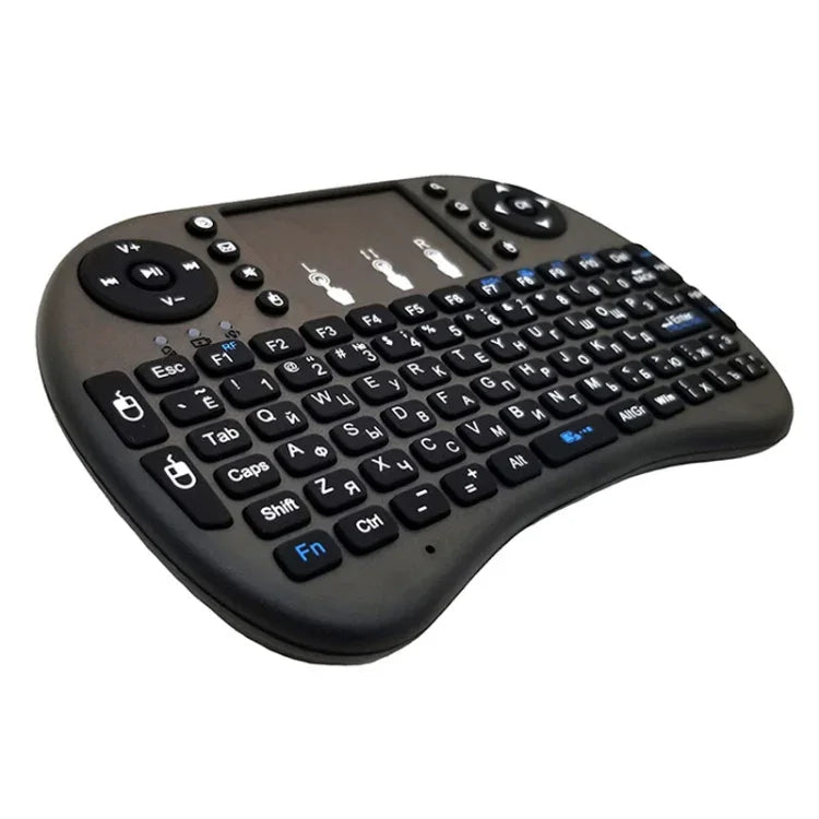 지원 언어: 러시아어 Android TV 박스 & 스마트 TV & PC 태블릿 & Xbox360 & PS3 & HTPC/IPTV용 터치패드가 있는 i8 에어 마우스 무선 키보드, 러시아어