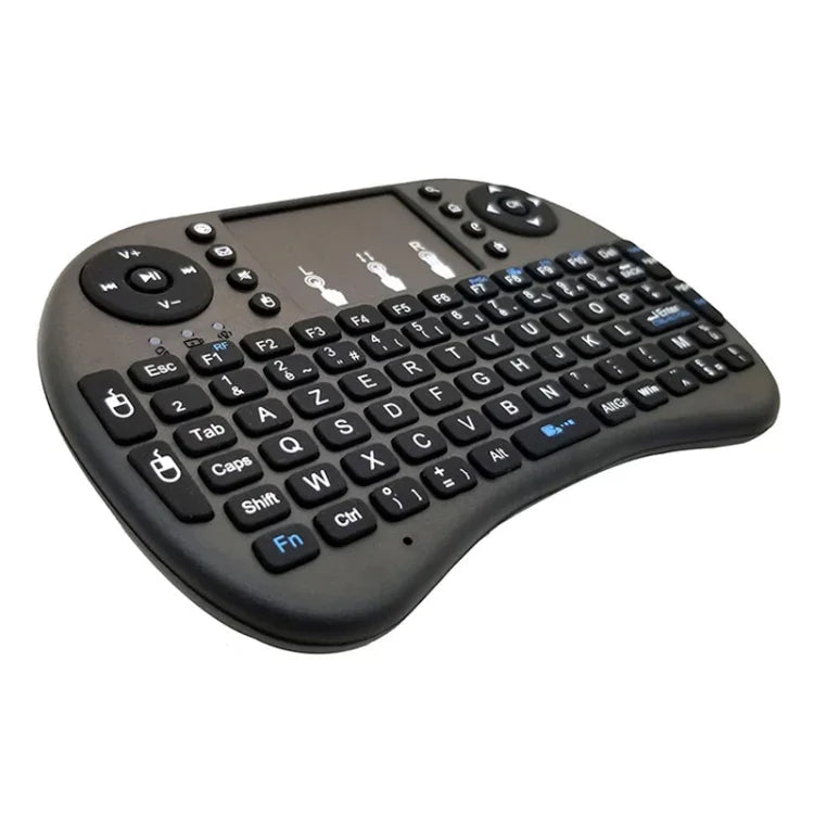 지원 언어: 프랑스어 Android TV 박스 & 스마트 TV & PC 태블릿 & Xbox360 & PS3 & HTPC/IPTV용 터치패드가 있는 i8 에어 마우스 무선 키보드, 프랑스어