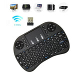 지원 언어: 프랑스어 Android TV 박스 & 스마트 TV & PC 태블릿 & Xbox360 & PS3 & HTPC/IPTV용 터치패드가 있는 i8 에어 마우스 무선 키보드, 프랑스어