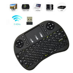 지원 언어: 히브리어 Android TV 박스 & 스마트 TV & PC 태블릿 & Xbox360 & PS3 & HTPC/IPTV용 터치패드가 있는 i8 에어 마우스 무선 키보드, 히브리어