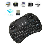 지원 언어: 영어 Android TV 박스 & 스마트 TV & PC 태블릿 & Xbox360 & PS3 & HTPC/IPTV용 터치패드가 있는 i8 에어 마우스 무선 키보드, 영어