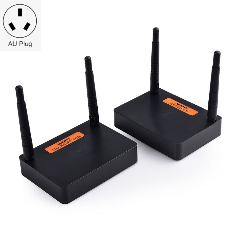 Measy FHD676 풀 HD 1080P 3D 5-5.8GHz 무선 HDMI 송수신기 (송신기 + 수신기) 전송 거리: 200m, 사양: EU 플러그, FHD676 (AU 플러그), FHD676 (EU 플러그), FHD676 (UK 플러그), FHD676 (US 플러그)