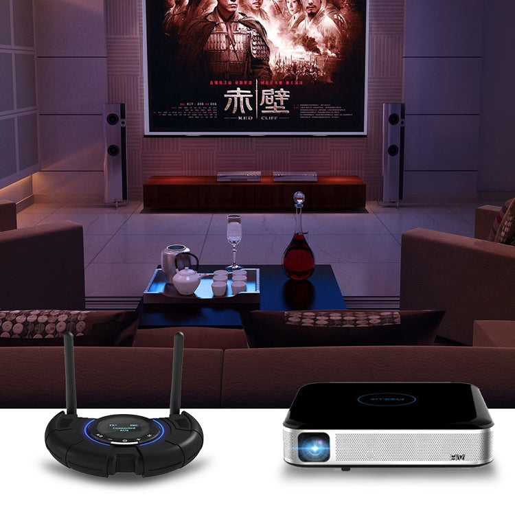 TX800 광섬유 블루투스 5.0 송신기 수신기 오디오 어댑터 듀얼 안테나 및 OLED 디스플레이 포함