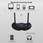 TX800 광섬유 블루투스 5.0 송신기 수신기 오디오 어댑터 듀얼 안테나 및 OLED 디스플레이 포함