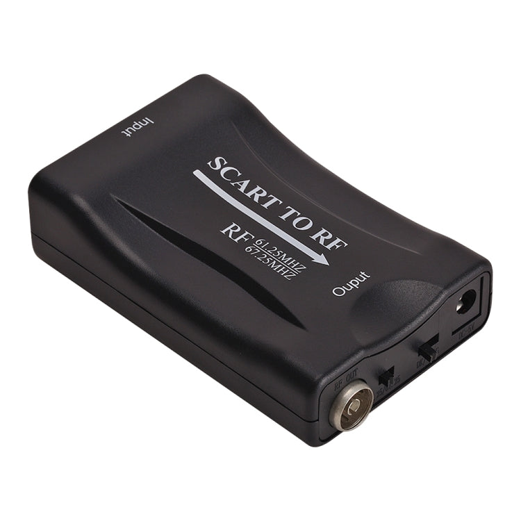 SCART to RF 비디오 변환기, RF67.25MHz, 61.25MHz 지원, SCART to RF