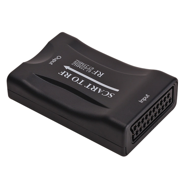 SCART to RF 비디오 변환기, RF67.25MHz, 61.25MHz 지원, SCART to RF
