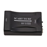 SCART to RF 비디오 변환기, RF67.25MHz, 61.25MHz 지원, SCART to RF