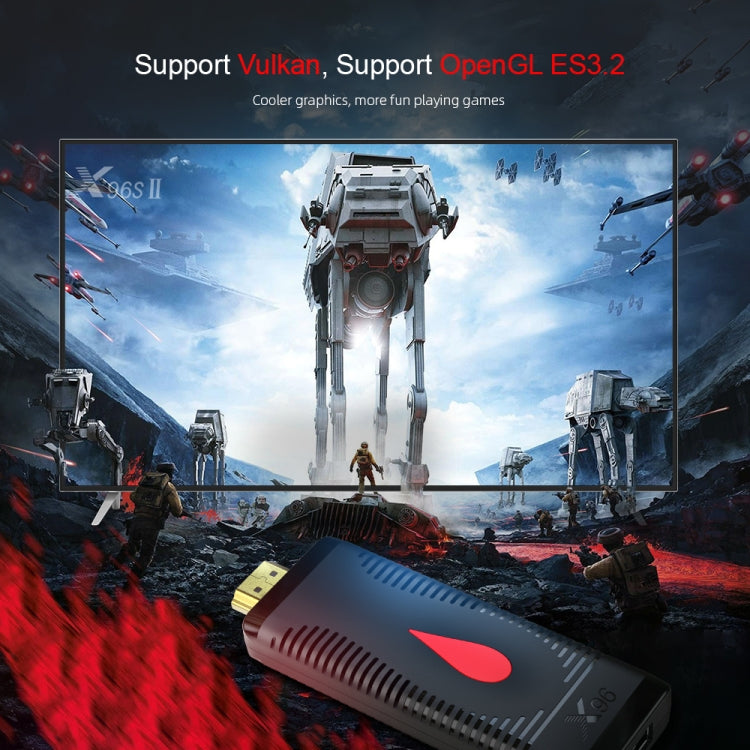 X96 S400 안드로이드 10.0 미니 TV 스틱, Allwinner H313 쿼드 코어 ARM Cortex A53, 1GB + 8GB, WiFi, HDMI, TF 카드, USB 지원, 1GB+8GB