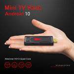 X96 S400 안드로이드 10.0 미니 TV 스틱, Allwinner H313 쿼드 코어 ARM Cortex A53, 1GB + 8GB, WiFi, HDMI, TF 카드, USB 지원, 1GB+8GB