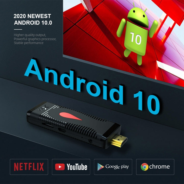 X96 S400 안드로이드 10.0 미니 TV 스틱, Allwinner H313 쿼드 코어 ARM Cortex A53, 2GB + 16GB, WiFi, HDMI, TF 카드, USB 지원, 2GB+16GB