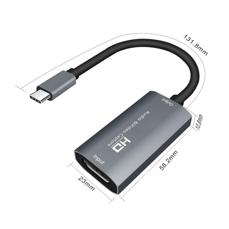 Z29A HDMI 암컷 to USB-C / 타입-C 수컷 비디오 오디오 캡처 박스, Z29A