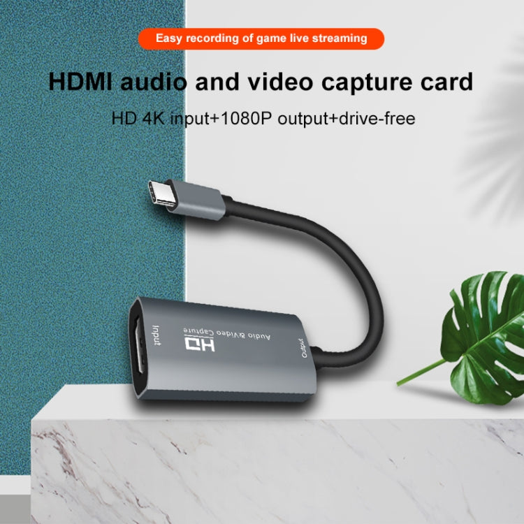 Z29A HDMI 암컷 to USB-C / 타입-C 수컷 비디오 오디오 캡처 박스, Z29A