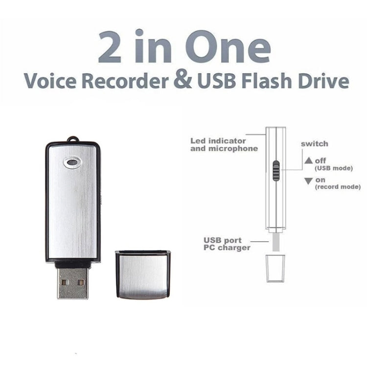 USB 음성 녹음기 32GB USB 플래시 디스크, 32GB