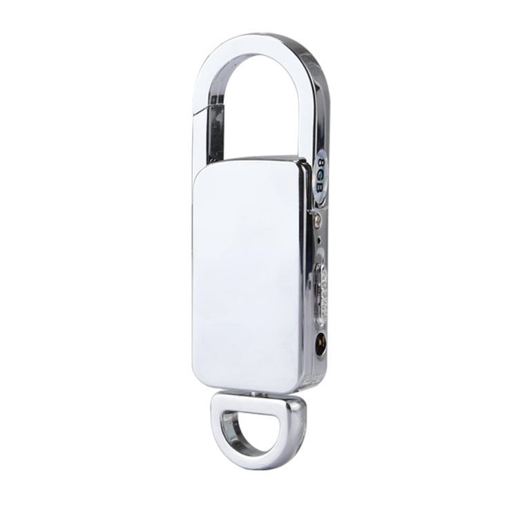 VM800 휴대용 오디오 음성 녹음기 키체인, 8GB, 음악 재생 지원