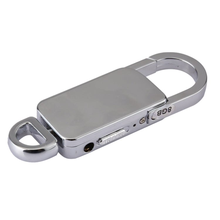 VM800 휴대용 오디오 음성 녹음기 키체인, 8GB, 음악 재생 지원