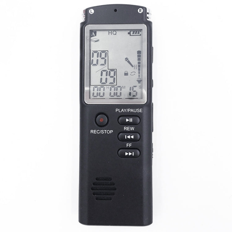 T60 단색 화면 HD 노이즈 감소 디지털 음성 녹음기, 16G, MP3 / WAV 포맷 지원, 16G