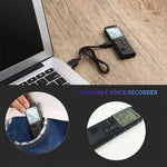 T60 단색 화면 HD 노이즈 감소 디지털 음성 녹음기, 16G, MP3 / WAV 포맷 지원, 16G