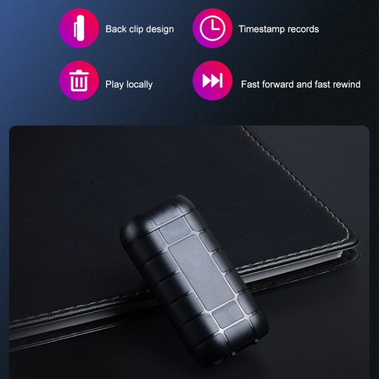 B800 백 클립 HD 무손실 음성 녹음기, B800