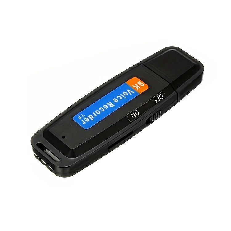 SK001 충전식 U-디스크 휴대용 USB 음성 녹음기, 메모리 없음, 메모리 없음
