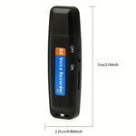 SK001 충전식 U-디스크 휴대용 USB 음성 녹음기, 메모리 없음, 메모리 없음
