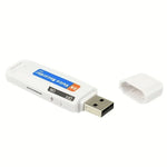 SK001 충전식 U-디스크 휴대용 USB 음성 녹음기, 메모리 없음, 메모리 없음