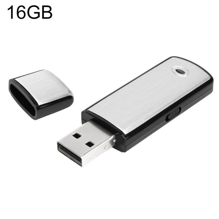 SK858 16GB 충전식 휴대용 U-디스크 회의용 음성 녹음기, 16GB