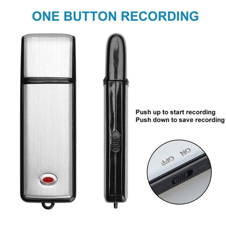SK858 16GB 충전식 휴대용 U-디스크 회의용 음성 녹음기, 16GB