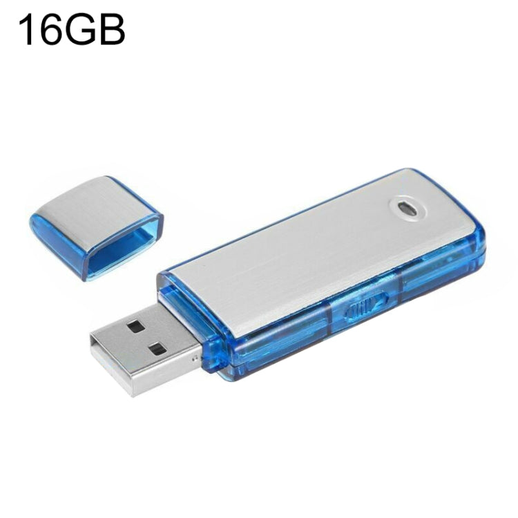 SK858 16GB 충전식 휴대용 U-디스크 회의용 음성 녹음기, 16GB