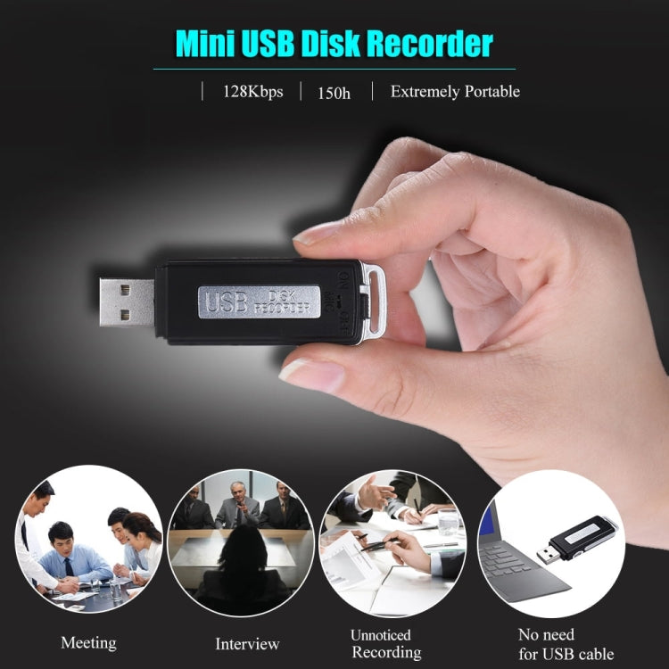SK868 64GB 충전식 휴대용 U-디스크 음성 녹음기, 64GB