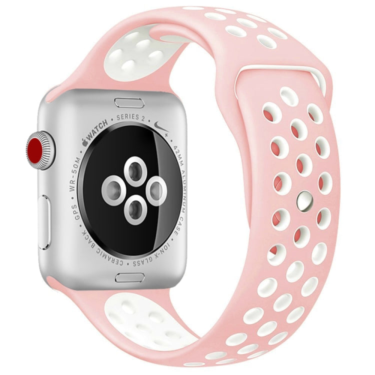 Apple Watch 시리즈 10 42mm / 9&8&7 41mm / SE 3&SE 2&6&SE&5&4 40mm / 3&2&1 38mm 패셔너블 클래식 실리콘 스포츠 시계줄(그레이 화이트), WA1230A, WA1230B, WA1230BG, WA1230BH, WA1230BL, WA1230BM, WA1230BR, WA1230BY, WA1230C, WA1230D, WA1230DW    ...