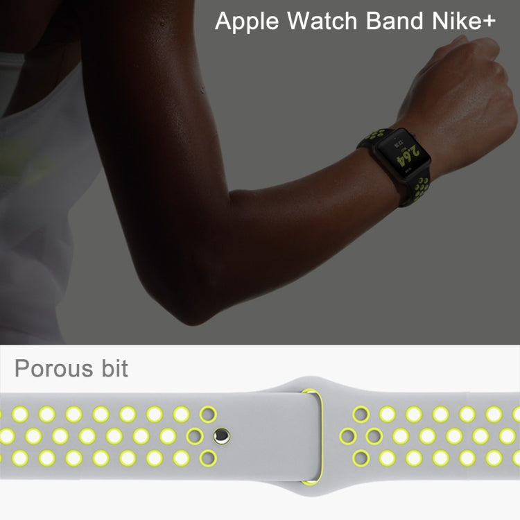 Apple Watch 시리즈 10 42mm / 9&8&7 41mm / SE 3&SE 2&6&SE&5&4 40mm / 3&2&1 38mm 패셔너블 클래식 실리콘 스포츠 시계줄(그레이 화이트), WA1230A, WA1230B, WA1230BG, WA1230BH, WA1230BL, WA1230BM, WA1230BR, WA1230BY, WA1230C, WA1230D, WA1230DW    ...
