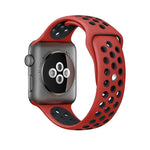 Apple Watch 시리즈 10 42mm / 9&8&7 41mm / SE 3&SE 2&6&SE&5&4 40mm / 3&2&1 38mm 패셔너블 클래식 실리콘 스포츠 시계줄(그레이 화이트), WA1230A, WA1230B, WA1230BG, WA1230BH, WA1230BL, WA1230BM, WA1230BR, WA1230BY, WA1230C, WA1230D, WA1230DW    ...