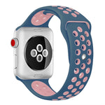 Apple Watch Ultra 49mm & Watch Ultra 2 49mm / 시리즈 10 46mm / 9&8&7 45mm / SE 3&SE 2&6&SE&5&4 44mm / 3&2&1 42mm용 패셔너블 클래식 실리콘 스포츠 시계 밴드(그레이 옐로우), WA1231A, WA1231B, WA1231BG, WA1231BH, WA1231BL, WA1231BM, WA1231BR, WA1231B...