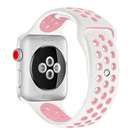 Apple Watch Ultra 49mm & Watch Ultra 2 49mm / 시리즈 10 46mm / 9&8&7 45mm / SE 3&SE 2&6&SE&5&4 44mm / 3&2&1 42mm용 패셔너블 클래식 실리콘 스포츠 시계 밴드(그레이 옐로우), WA1231A, WA1231B, WA1231BG, WA1231BH, WA1231BL, WA1231BM, WA1231BR, WA1231B...