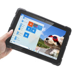 IP67 방수 충격 방지 방진, Windows 11, 인텔 셀러론 J4105 쿼드 코어, WiFi / 블루투스 / RJ-45 지원, 미국 플러그, WinPad W108