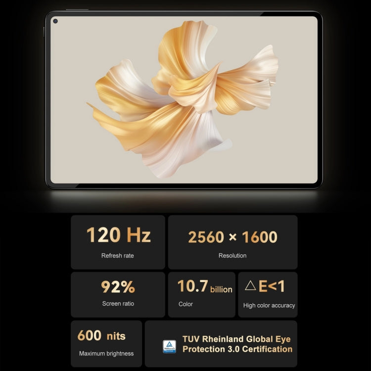 HarmonyOS 3 Qualcomm Snapdragon 888 옥타 코어, 듀얼 WiFi / BT / GPS 지원, 구글 플레이 미지원, GOT-AL09 8GB+256GB