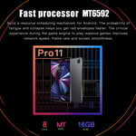 안드로이드 7.0 MT6592 옥타 코어, 듀얼 SIM 지원, WiFi, BT, GPS, 2GB+16GB