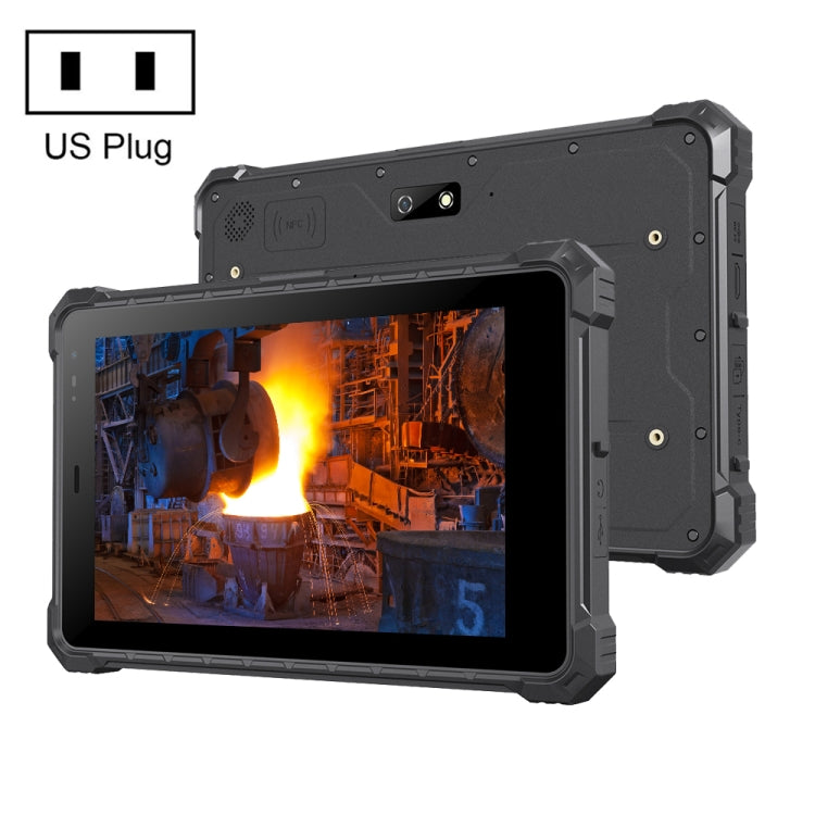IP68 방수 충격 방지 방진, Android 10.0 MT6771 옥타 코어, GPS/WiFi/BT/NFC 지원, UK 플러그, 8인치 4GB+64GB